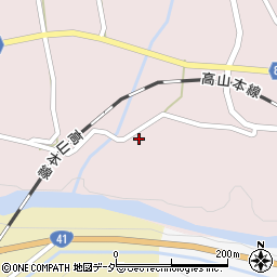 岐阜県下呂市萩原町四美1236-19周辺の地図