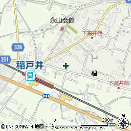 茨城県取手市下高井2441周辺の地図