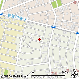 埼玉県越谷市大道761周辺の地図
