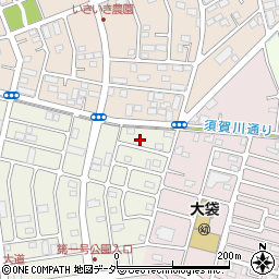 埼玉県越谷市大道1106周辺の地図