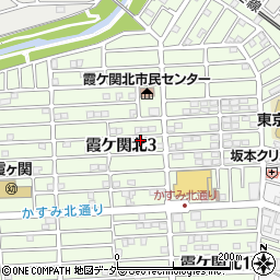 霞ケ関第３周辺の地図