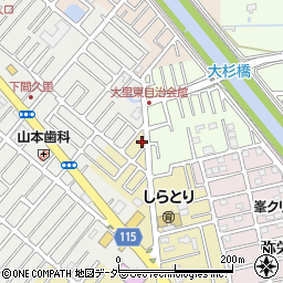 埼玉県越谷市弥十郎258周辺の地図
