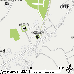 茨城県稲敷市小野340周辺の地図