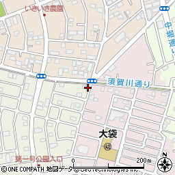 埼玉県越谷市大道863周辺の地図