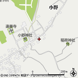 茨城県稲敷市小野367周辺の地図