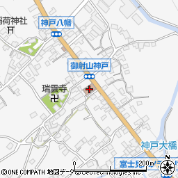 御射山神戸区公民館周辺の地図