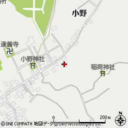 茨城県稲敷市小野369周辺の地図