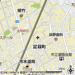 埼玉県さいたま市北区盆栽町225-7周辺の地図