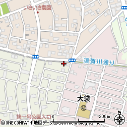 埼玉県越谷市大道1110周辺の地図