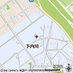 埼玉県吉川市下内川185周辺の地図