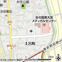 埼玉県さいたま市北区土呂町1518周辺の地図