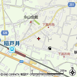 茨城県取手市下高井2443周辺の地図