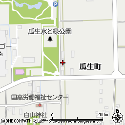 福井県越前市瓜生町20周辺の地図