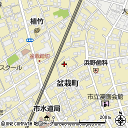 埼玉県さいたま市北区盆栽町225-6周辺の地図