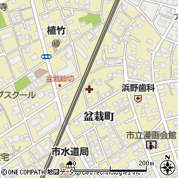 埼玉県さいたま市北区盆栽町218周辺の地図