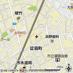 埼玉県さいたま市北区盆栽町224-8周辺の地図