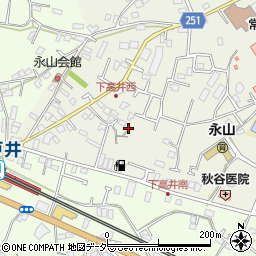 茨城県取手市下高井2426周辺の地図