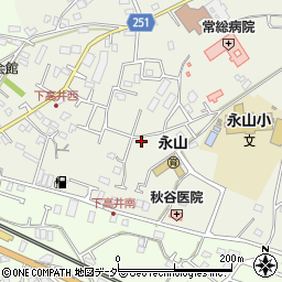 茨城県取手市下高井2393周辺の地図
