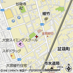 埼玉県さいたま市北区盆栽町426周辺の地図
