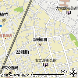 埼玉県さいたま市北区盆栽町238周辺の地図