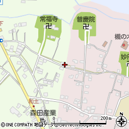埼玉県さいたま市岩槻区浮谷2551-1周辺の地図