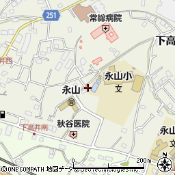 茨城県取手市下高井2374周辺の地図