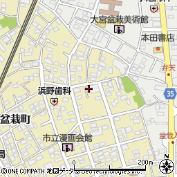 埼玉県さいたま市北区盆栽町258-5周辺の地図