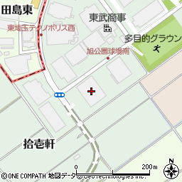 福助ロジスティックス吉川商品センター周辺の地図