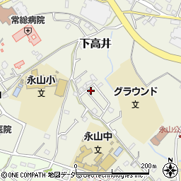 茨城県取手市下高井2312-22周辺の地図