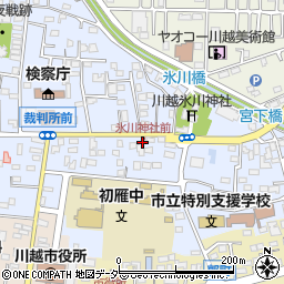 埼玉県川越市宮下町周辺の地図