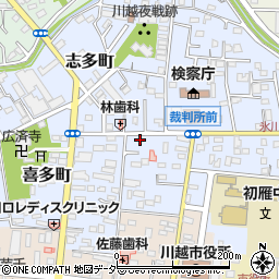 リズム薬局川越店周辺の地図