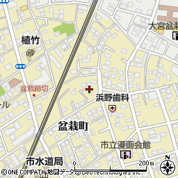 埼玉県さいたま市北区盆栽町235周辺の地図