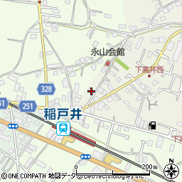 茨城県取手市下高井2452周辺の地図