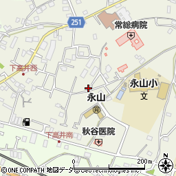 茨城県取手市下高井2398周辺の地図