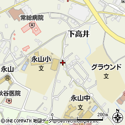 茨城県取手市下高井2330周辺の地図