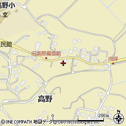 茨城県守谷市高野1253-1周辺の地図