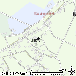利益寺周辺の地図