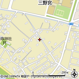 埼玉県越谷市三野宮179周辺の地図