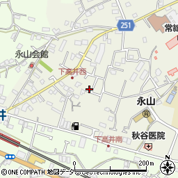 茨城県取手市下高井2408周辺の地図