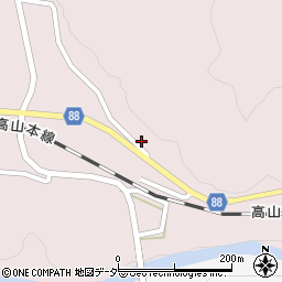 岐阜県下呂市萩原町四美3302-2周辺の地図