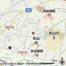 茨城県取手市下高井2396-4周辺の地図