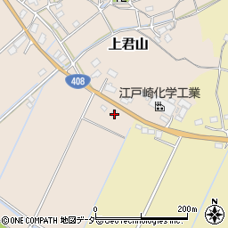 茨城県稲敷市上君山8周辺の地図