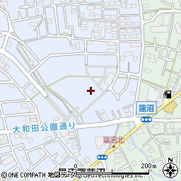 大和田下宿公園周辺の地図