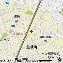 埼玉県さいたま市北区盆栽町224-5周辺の地図