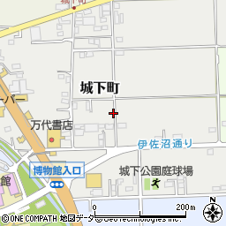 埼玉県川越市城下町周辺の地図