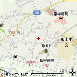 茨城県取手市下高井2395周辺の地図