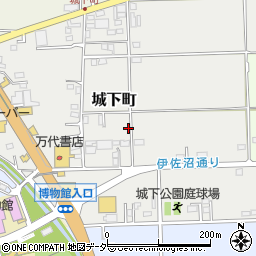 埼玉県川越市城下町周辺の地図