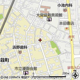 埼玉県さいたま市北区盆栽町285周辺の地図