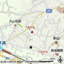 茨城県取手市下高井2430-1周辺の地図