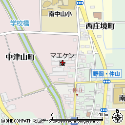 マエケン本社工場周辺の地図